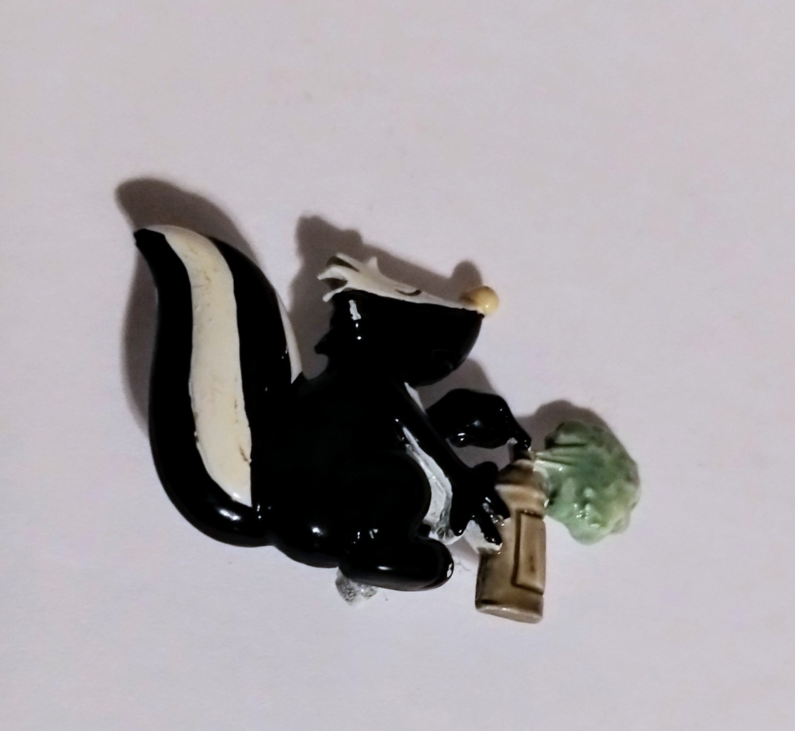 Set Of 3 JJ Jonette Brooches: Two Skunks One Basketball. Used