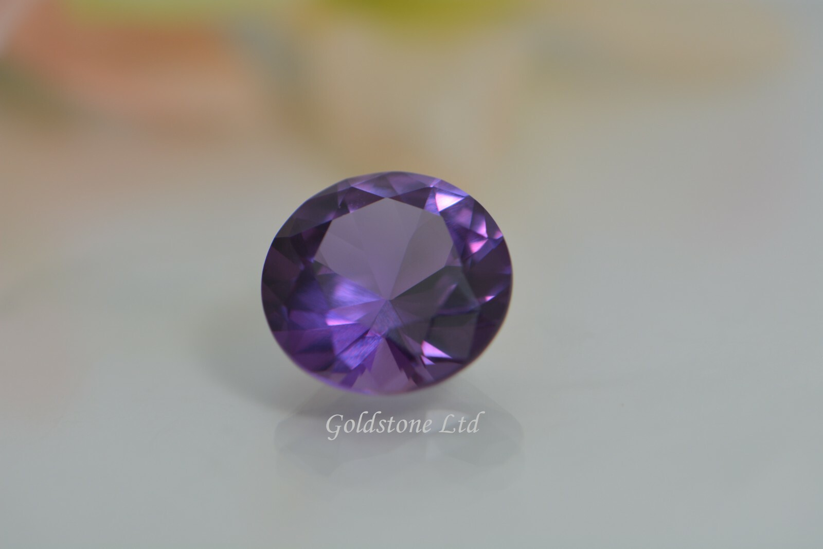 Lab-Created Alexandrite Round Shape Corundum (1mm-16mm)