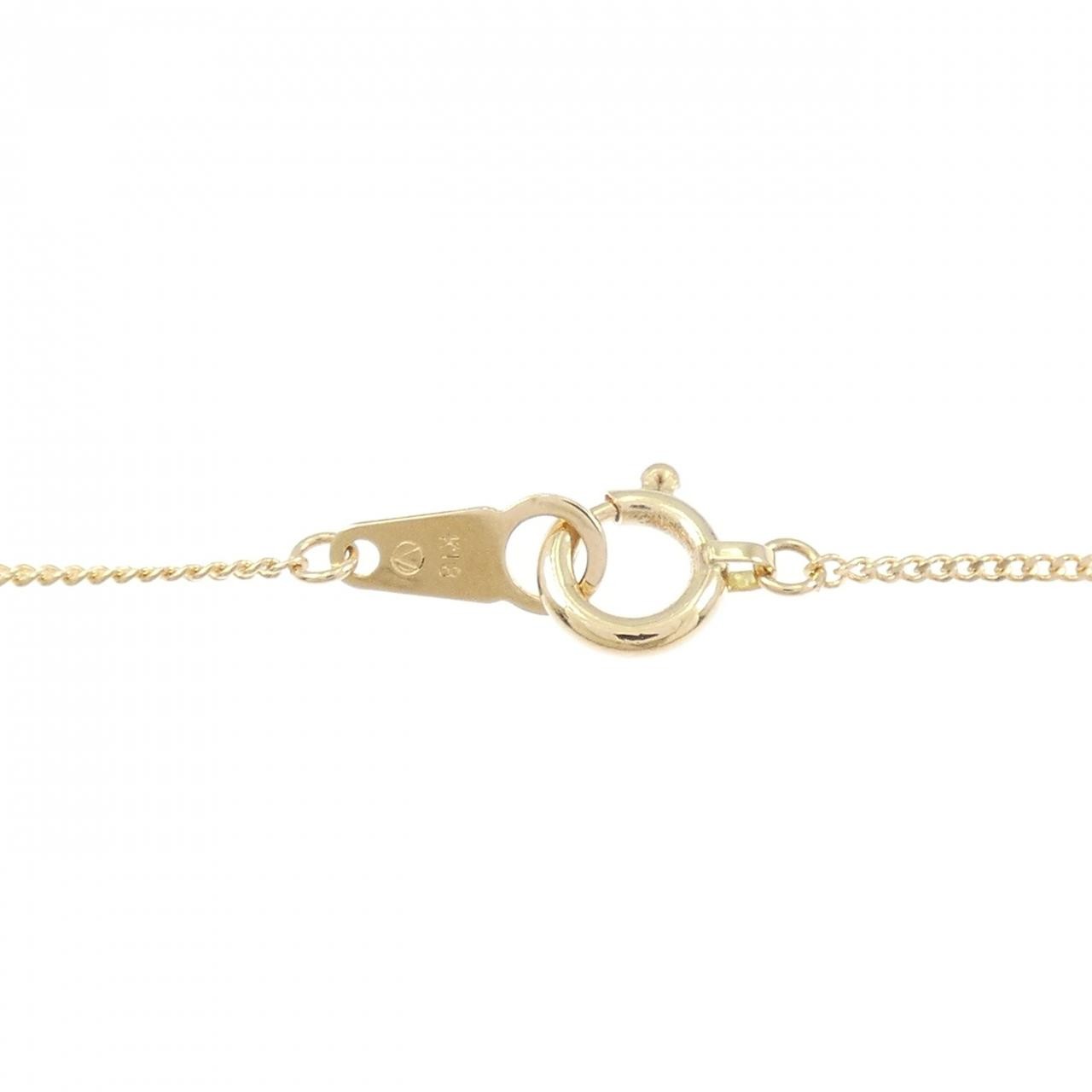 Authentic 18K Yellow Gold Ruby Necklace #230-000-293-8676