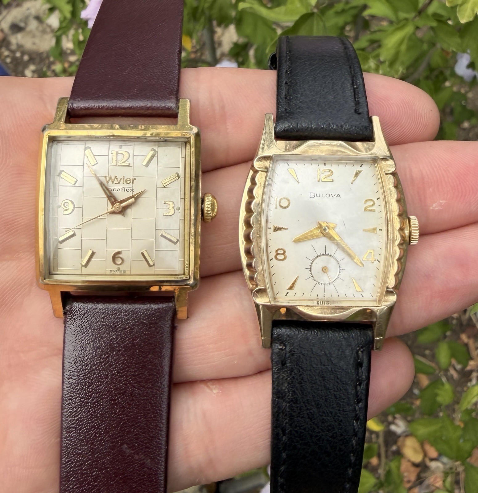 Collectors Lot! Vintage 1950’s Men’s Wyler and Bulova Senator B Spares/Repairs!