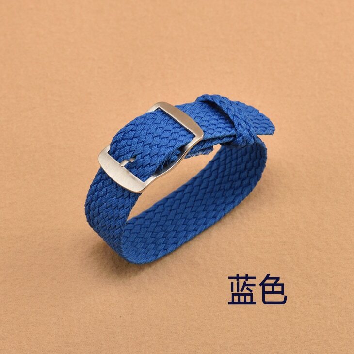 No-hole Nylon Strap 14mm 16 18 20 22mm Wristband Weave Fabric Canvas Watch Band