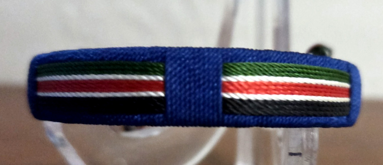 African Handmade Threaded Bracelet Kenyan Flag
