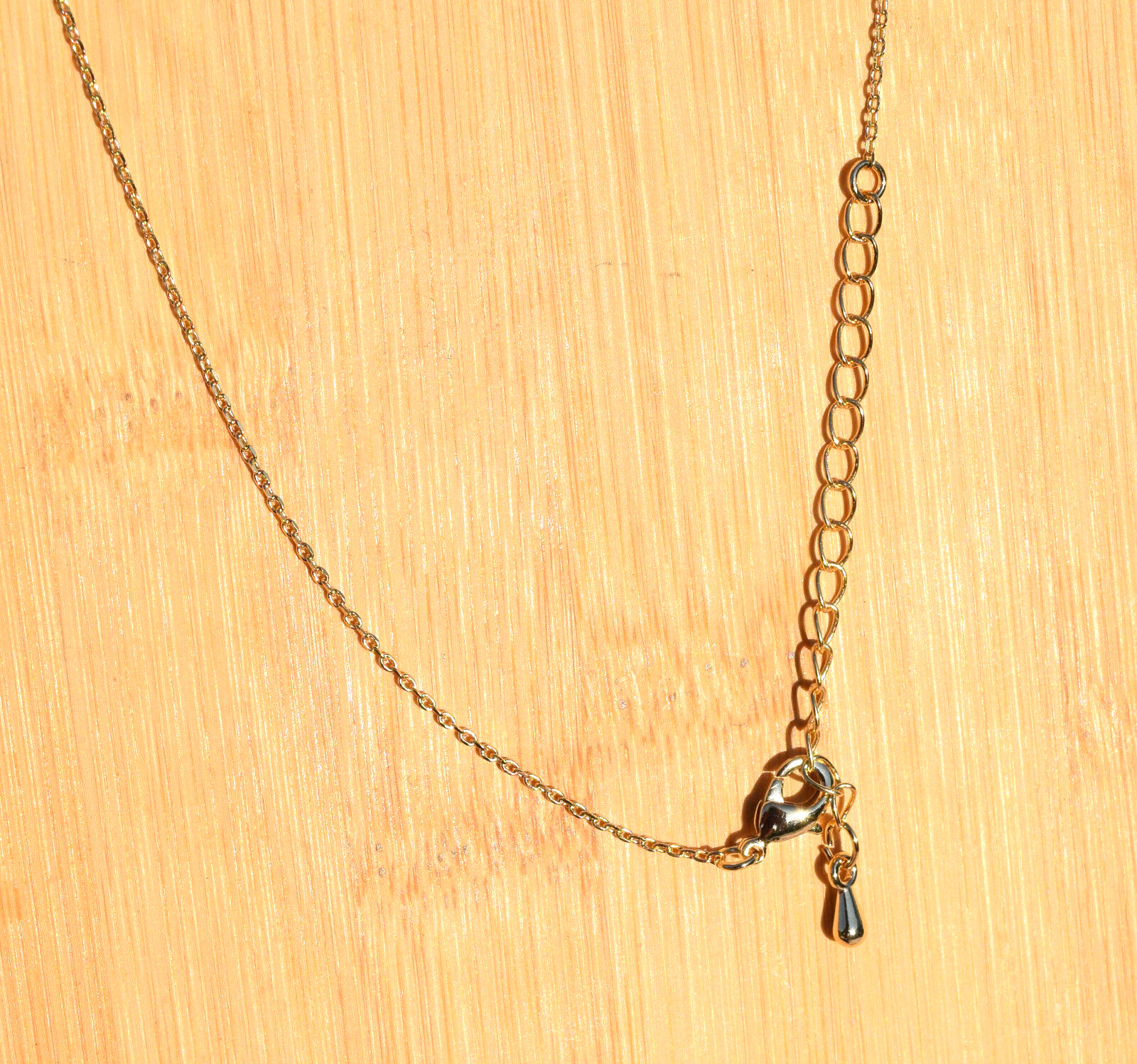 Cactus Tough Dainty 18K Gold Dipped Necklace 16 Inch Lead and Nickel Free