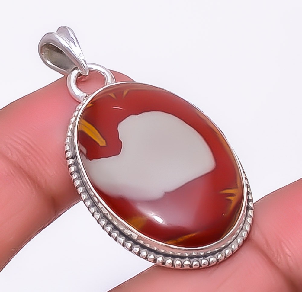 Noreena Jasper 925 Sterling Silver Jewelry Pendant 1.64″ P973126, Christmas Gift