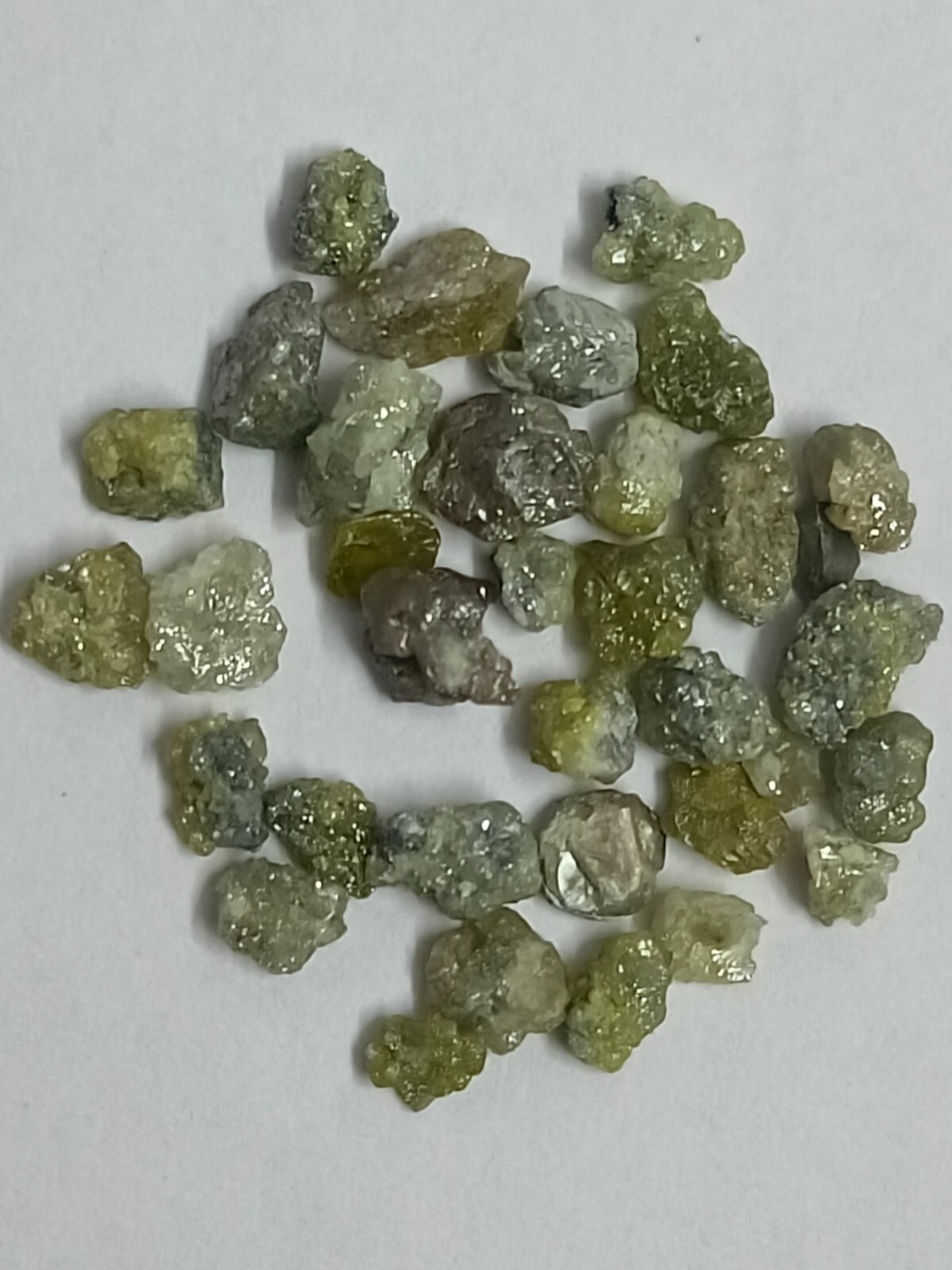 20.00 Ct Natural Rough Diamonds Lot 3–4 mm Raw Loose African Earth Mined Mineral