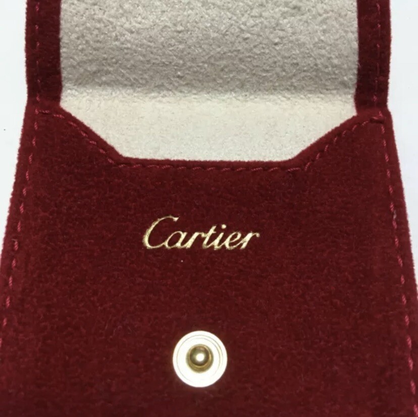 Cartier Travel Pouch Small – New, 2 3/4″ x 2 1/2″