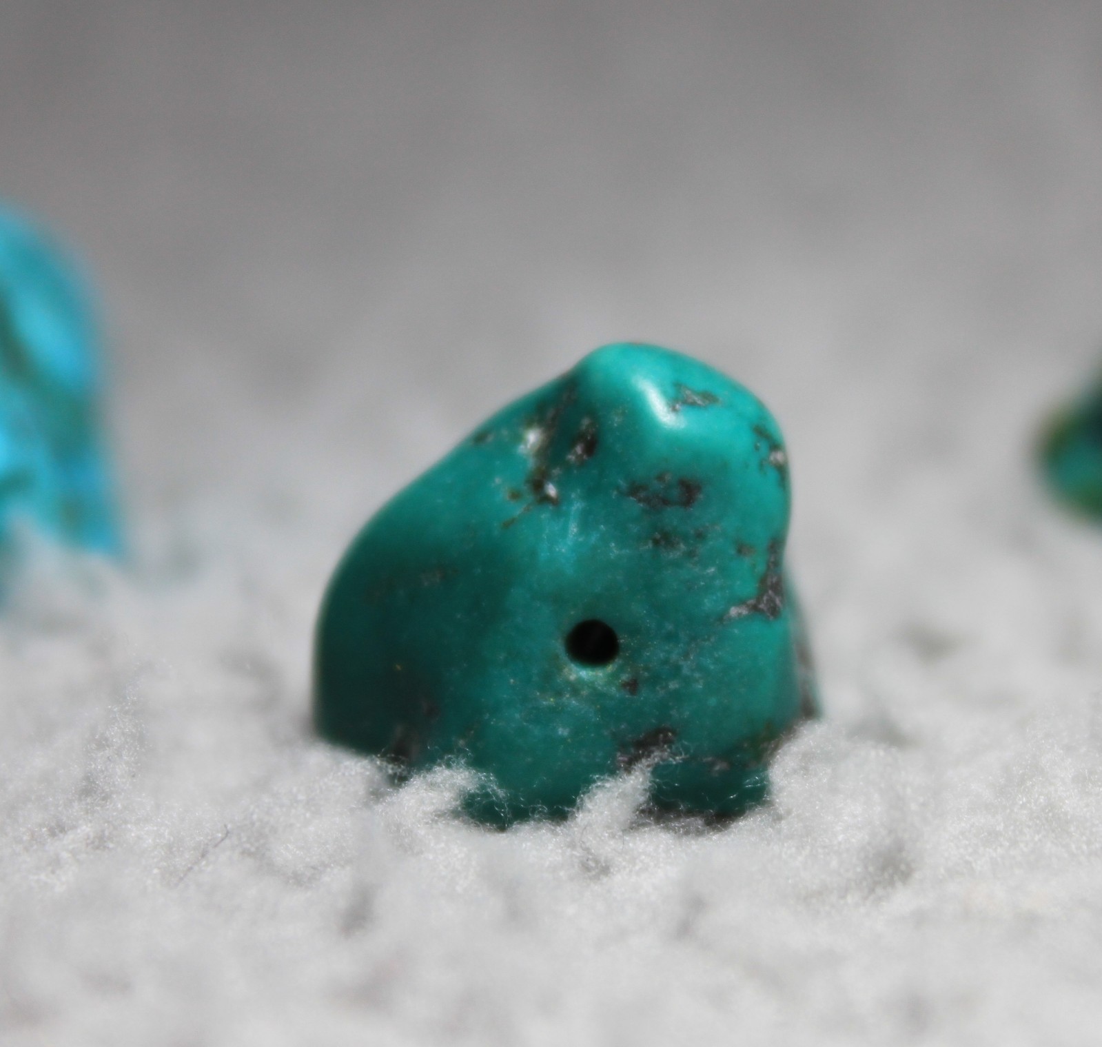 Natural Turquoise Nugget Bead Lot of 6 Chunky Stone Focal Jewelry Approx 20-40mm
