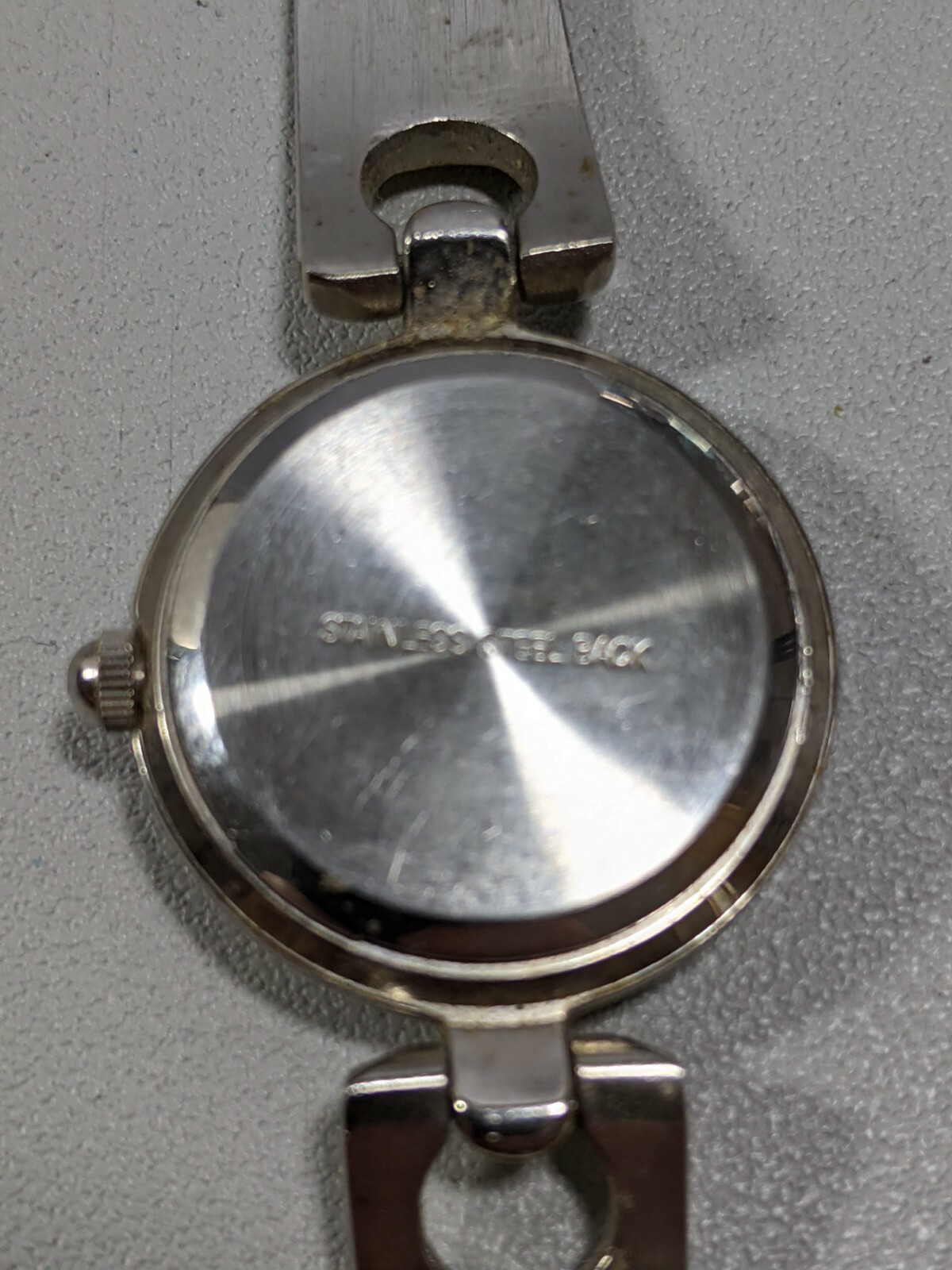 Peugeot White Dial Silver Tone Round Case 24 mm Tow Tone Bracelet Band Watch