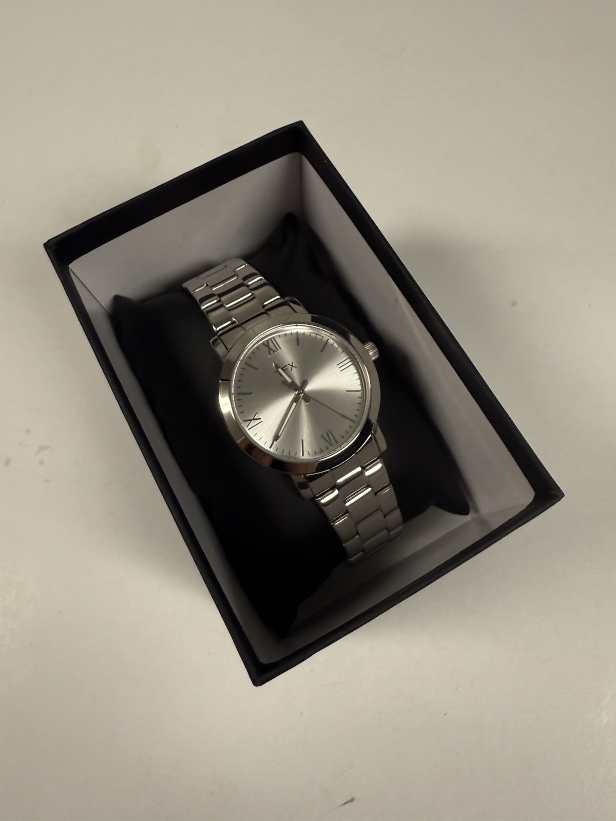 BULOVA TFX MENS SILVER STAINLESS STEEL, LUMINOUS HANDS, DRESS WATCH 36A104