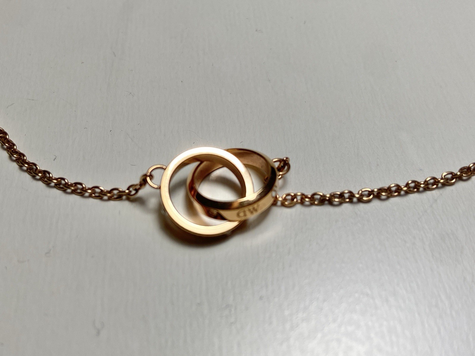 Daniel Wellington DW Classic Lumine Unity Necklace Rose Gold