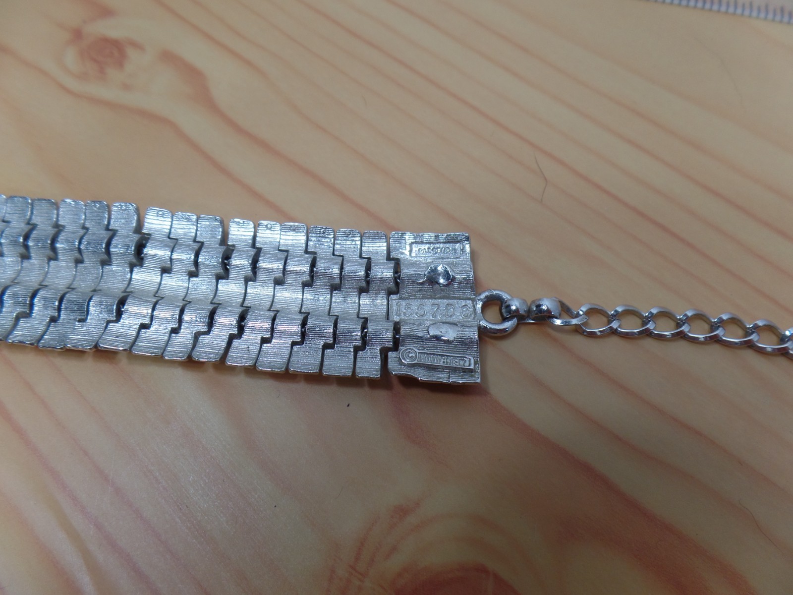 Vintage Boucher 1562 DC Pat Pend Gorgeous Silver Tone Choker Necklace