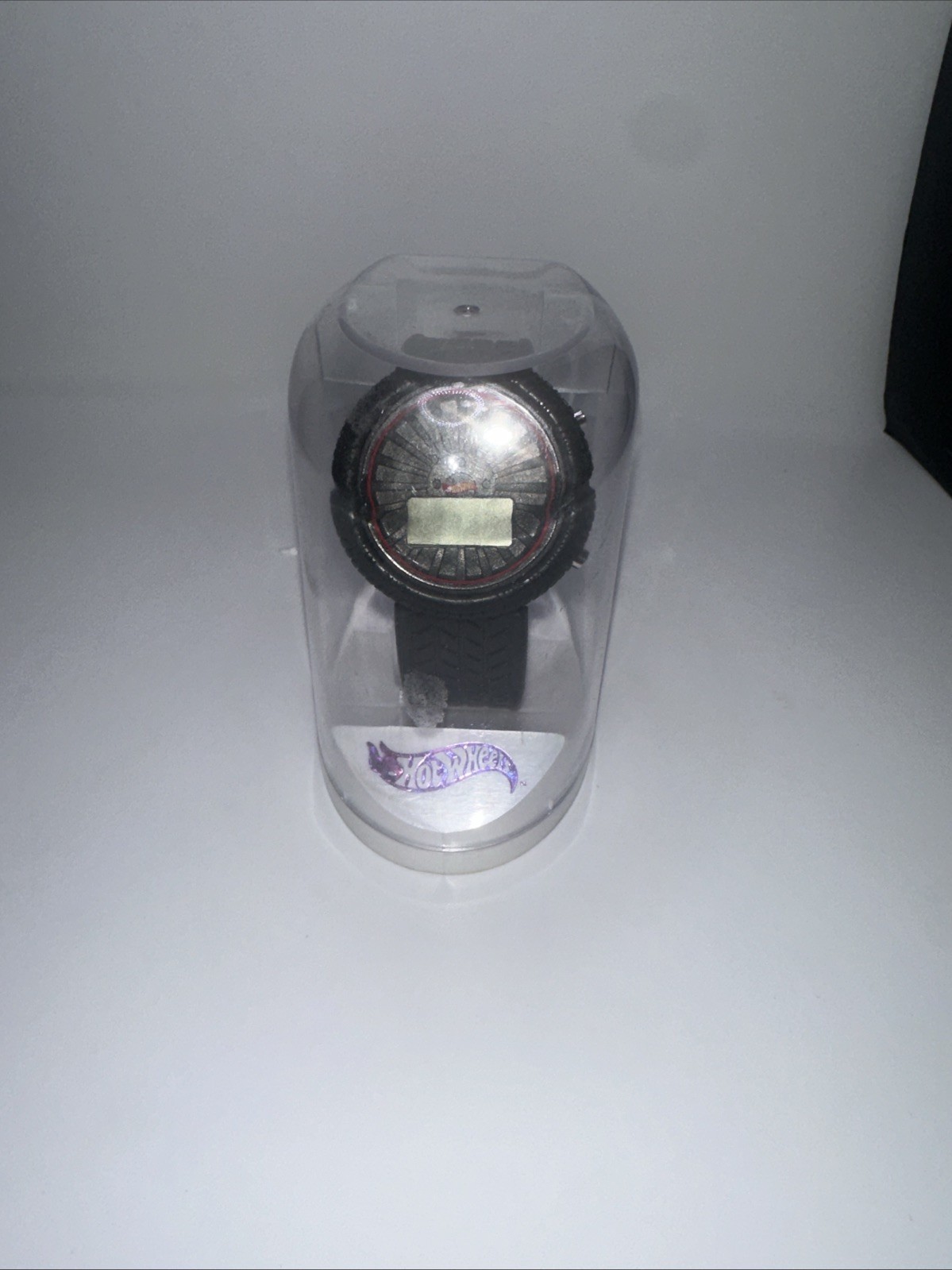 Vintage Hot Wheels Race Hard Digital Wrist Watch Wide Tire Tread Style Band