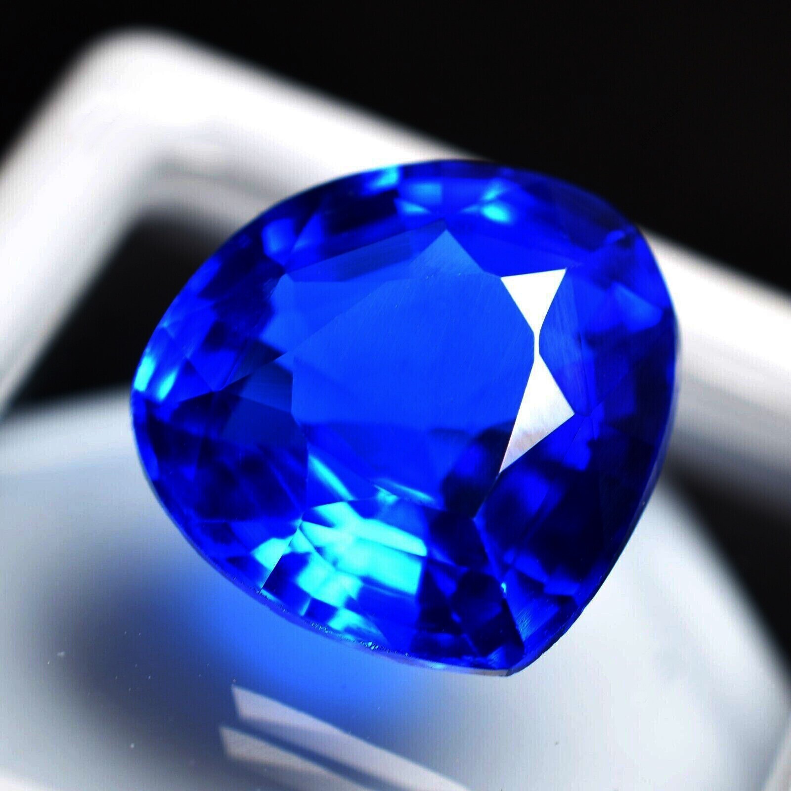 VVS Quality Pear Cut Blue Sapphire 12-14 Ct Natural Loose Gemstone EGL CERTIFIED