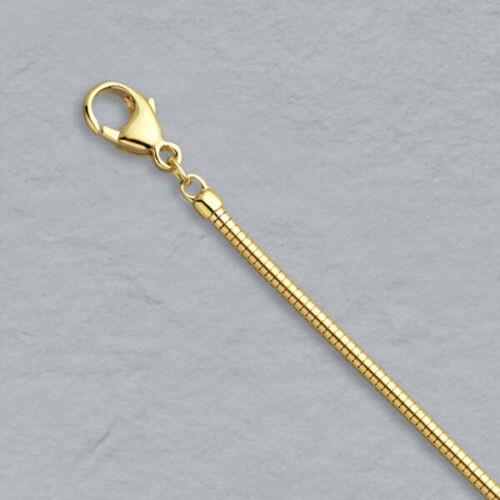Real 18K Yellow Gold Filled Hypo-allergenic 24″ 1.2mm Thin Snake Chain Necklace
