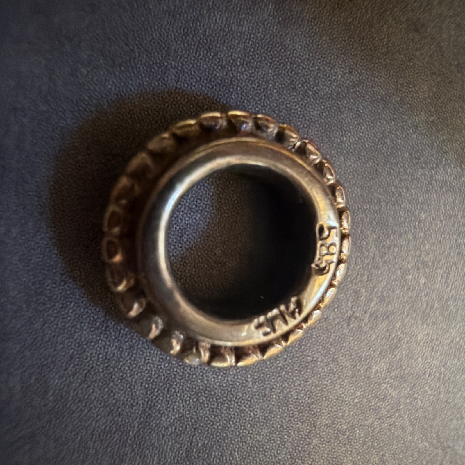 Pandora ALE Sun Spacer Charm 14k Gold Marked 585 Retired Bead