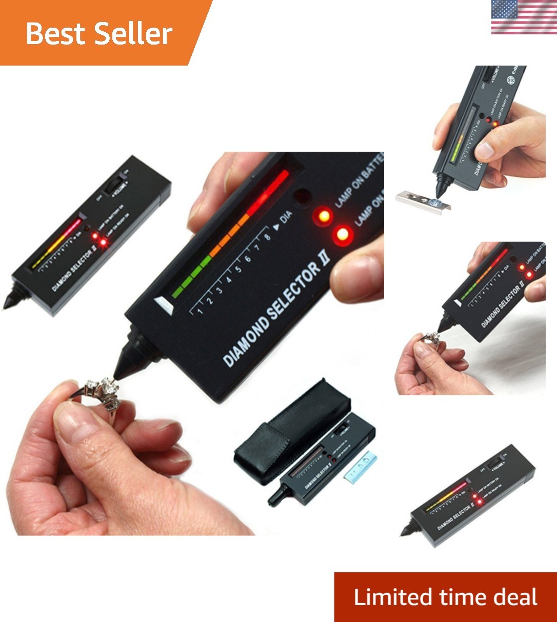 Professional High Accuracy Diamond Tester Pen – Portable Gemstone Detector