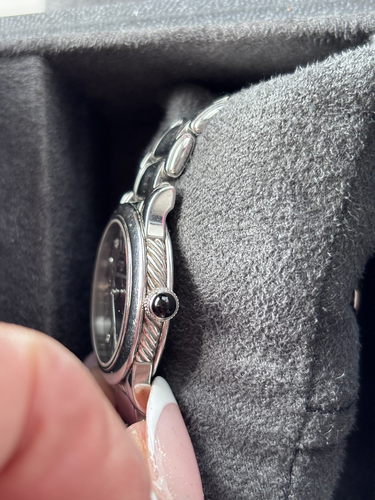 David Yurman Women’s Watch Stainless Steel with Diamonds
