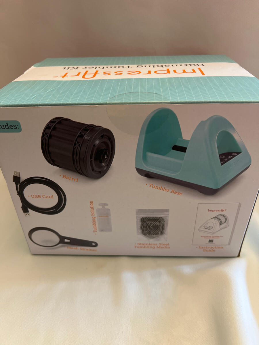 BRAND NEW! ImpressArt Burnishing Rotary Tumbler Kit For Polishing Variable Speed