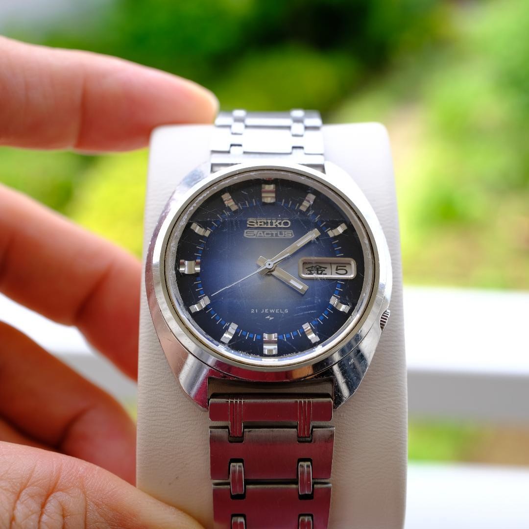 Working SEIKO 5 ACTUS Automatic Watch 21 Stone