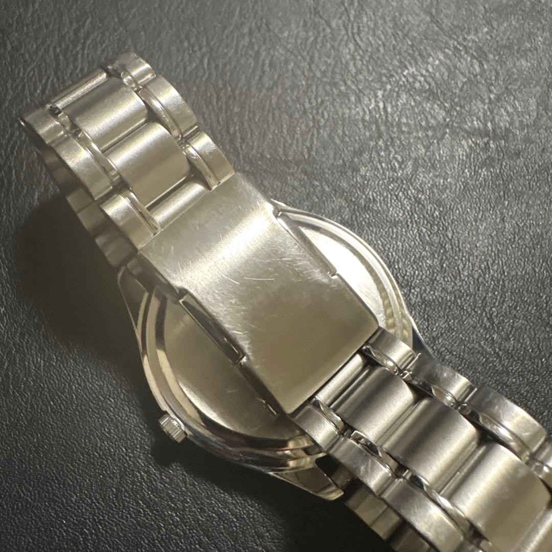 Citizen Eco-Drive E030 Watch White Dial Stainless Steel Japan