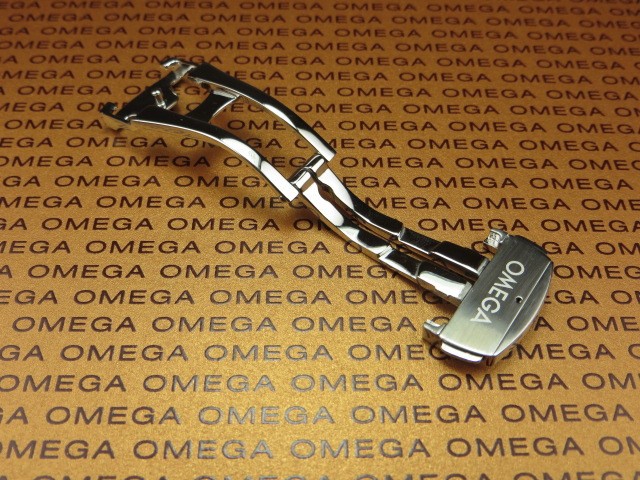 New 16 mm Authentic OMEGA Stainless Steel Deployment Buckle Polish 16 94521613