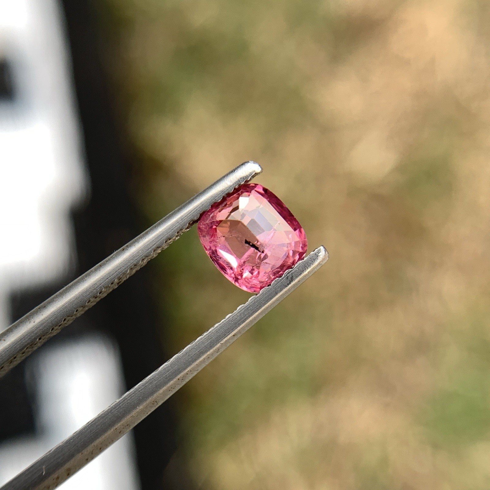 Natural Mahenge Pink Spinel 1.06ct Cushion Cut Tanzania Loose Gemstone