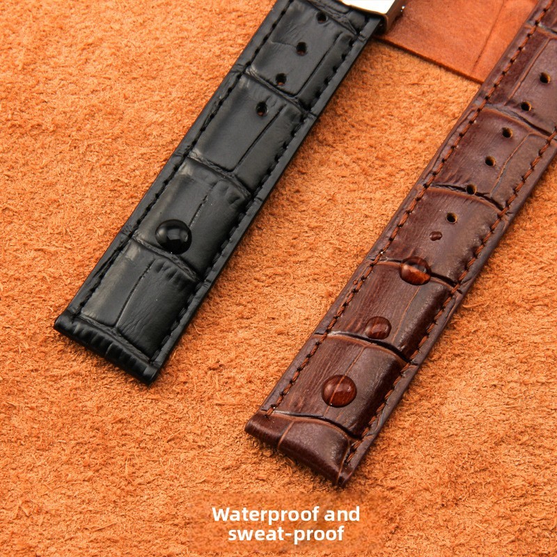 For Tissot 1853 Genuine Leather Watch Band Strap Butterfly Buckle 18 19 20 21 22