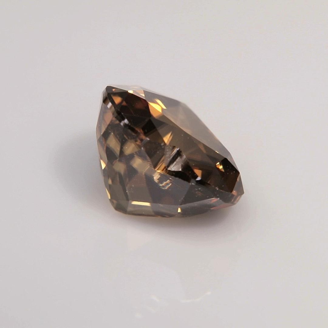 3.59 carats – Lustrous Untreated Cognac Brown Natural Zircon 2507671-14