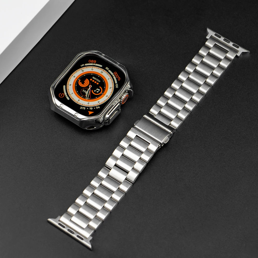 Stainless Steel Band + Case for Apple Watch 11 10 9 8 7 6 5 iWatch 38-46mm Strap