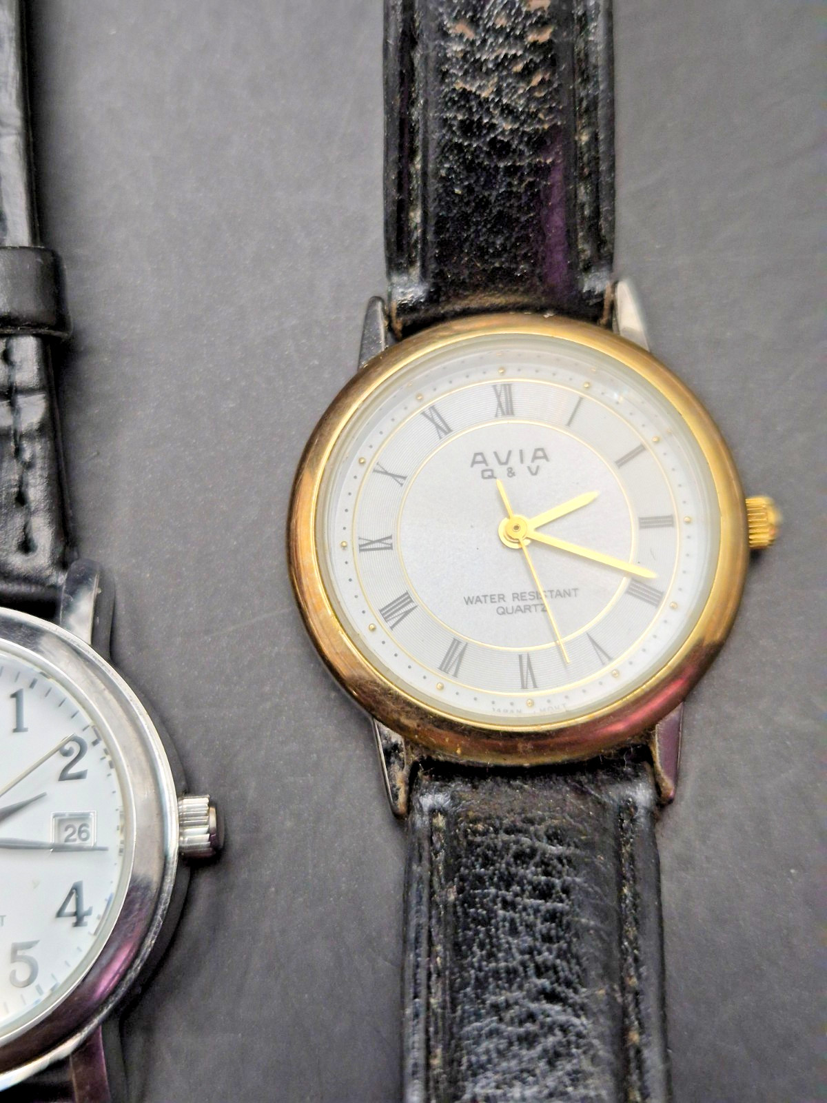 Job Lot Bundle 5x Vintage & Later Women’s Silver Tone Two Strap Watches-WORKING