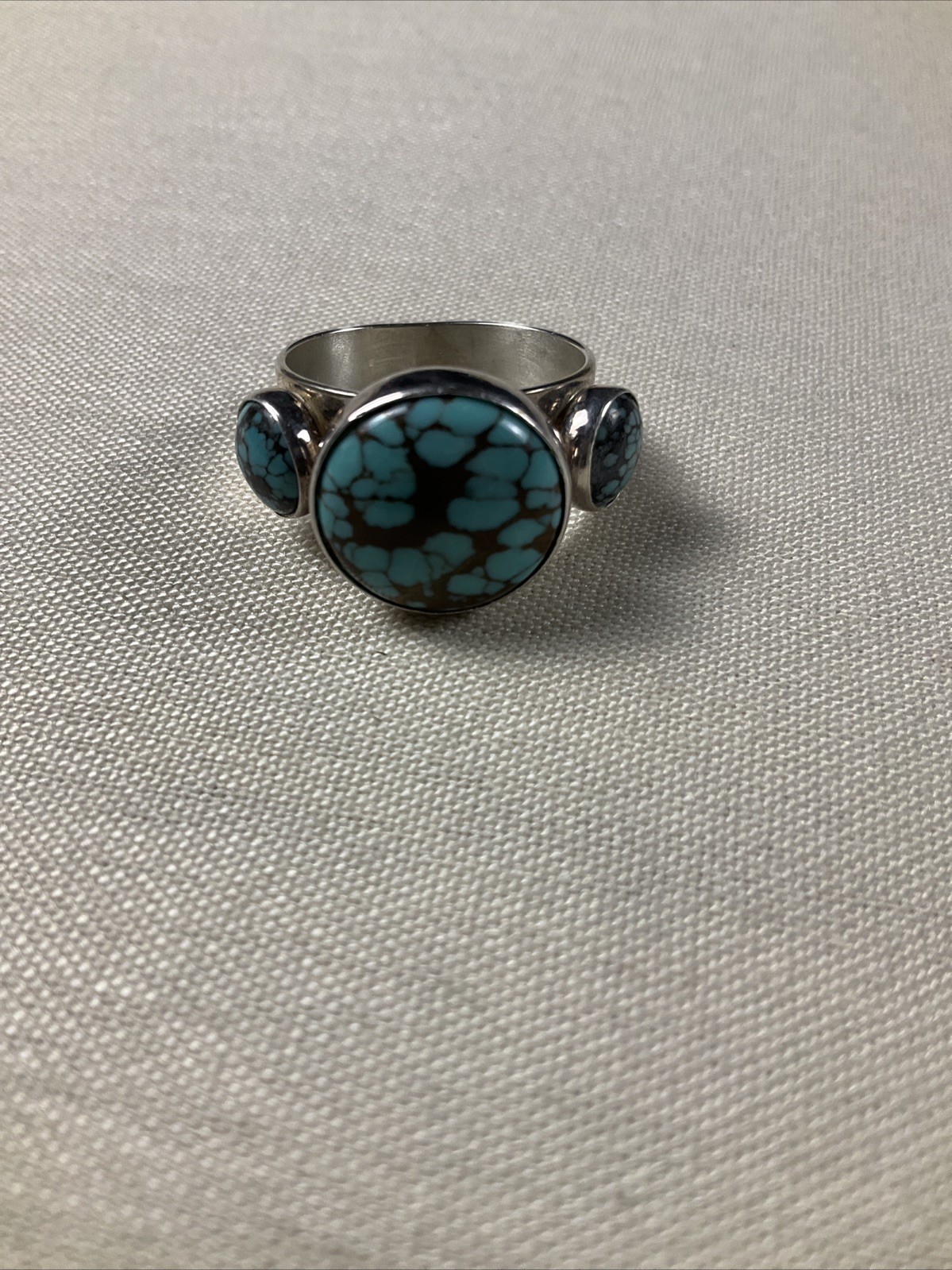 Jay King Sterling Silver Turquoise Ring Size 8