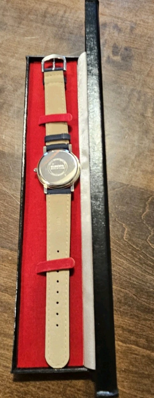 Vtg Collectible Europa Wristwatch Hollywood Squares Logo ~ NEW, Not Tested~ED148