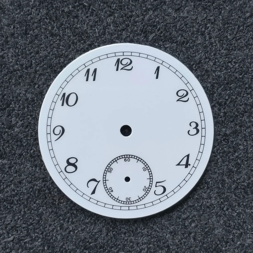 37mm White dial second hand is at 6 o ‘clock for ST3621 /ETA6498 movements