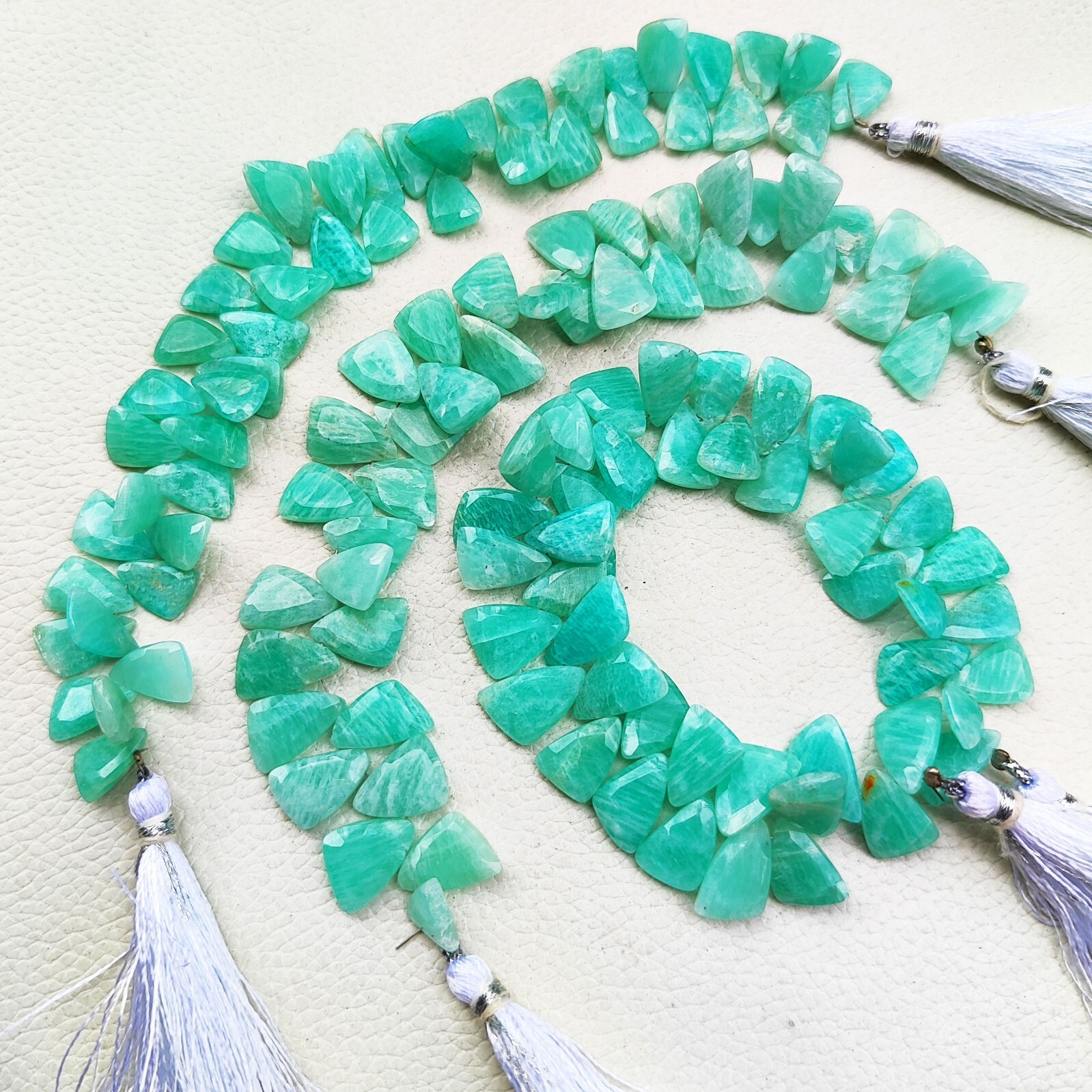 Natural Amazonite Gemstone 12×7 to 13×8 mm Faceted Sail Shape Beads 7″ Strand