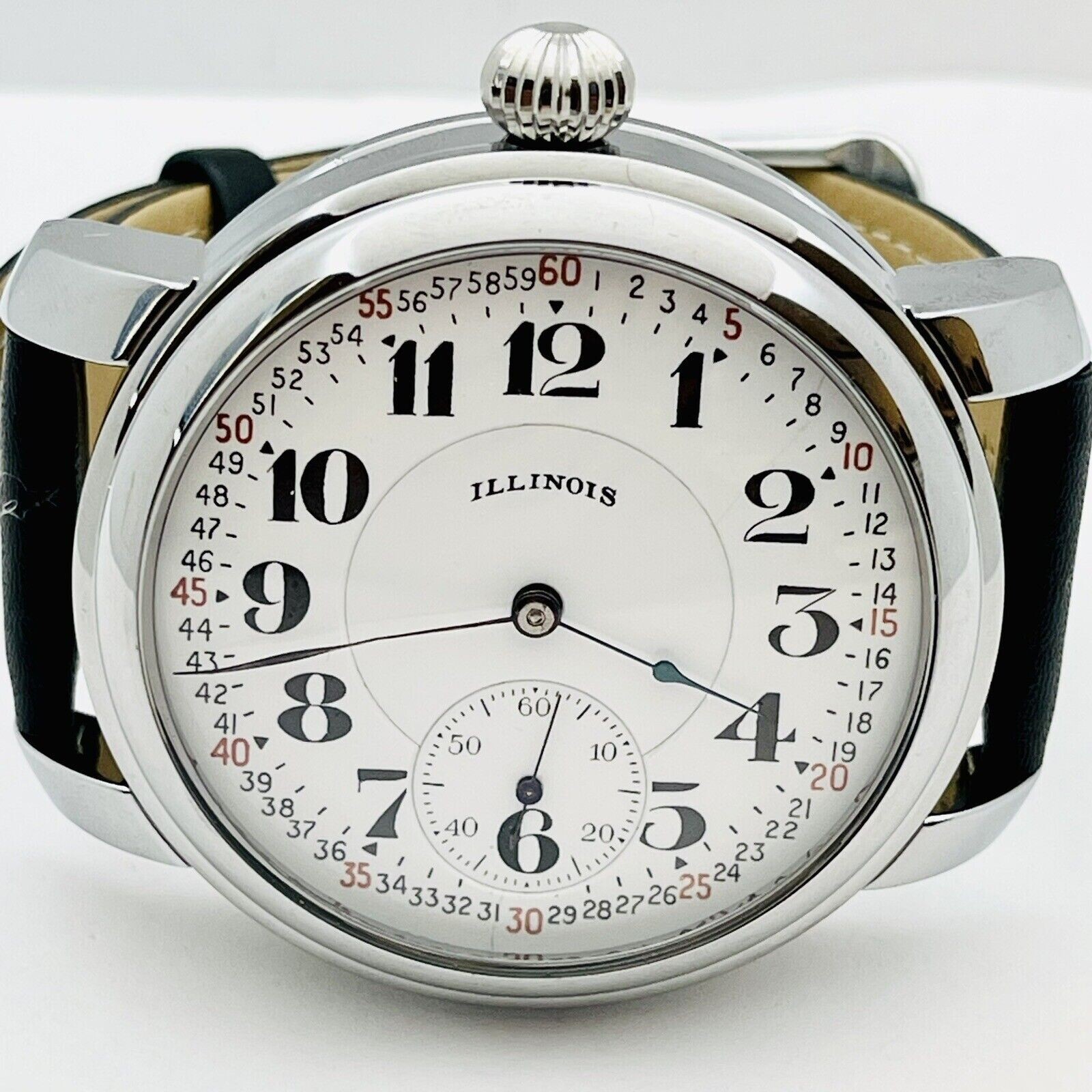 R3 *(1)* WOW Size 16S WRISTWATCH Wrist Pocket Watch Display Case – Silver Plated