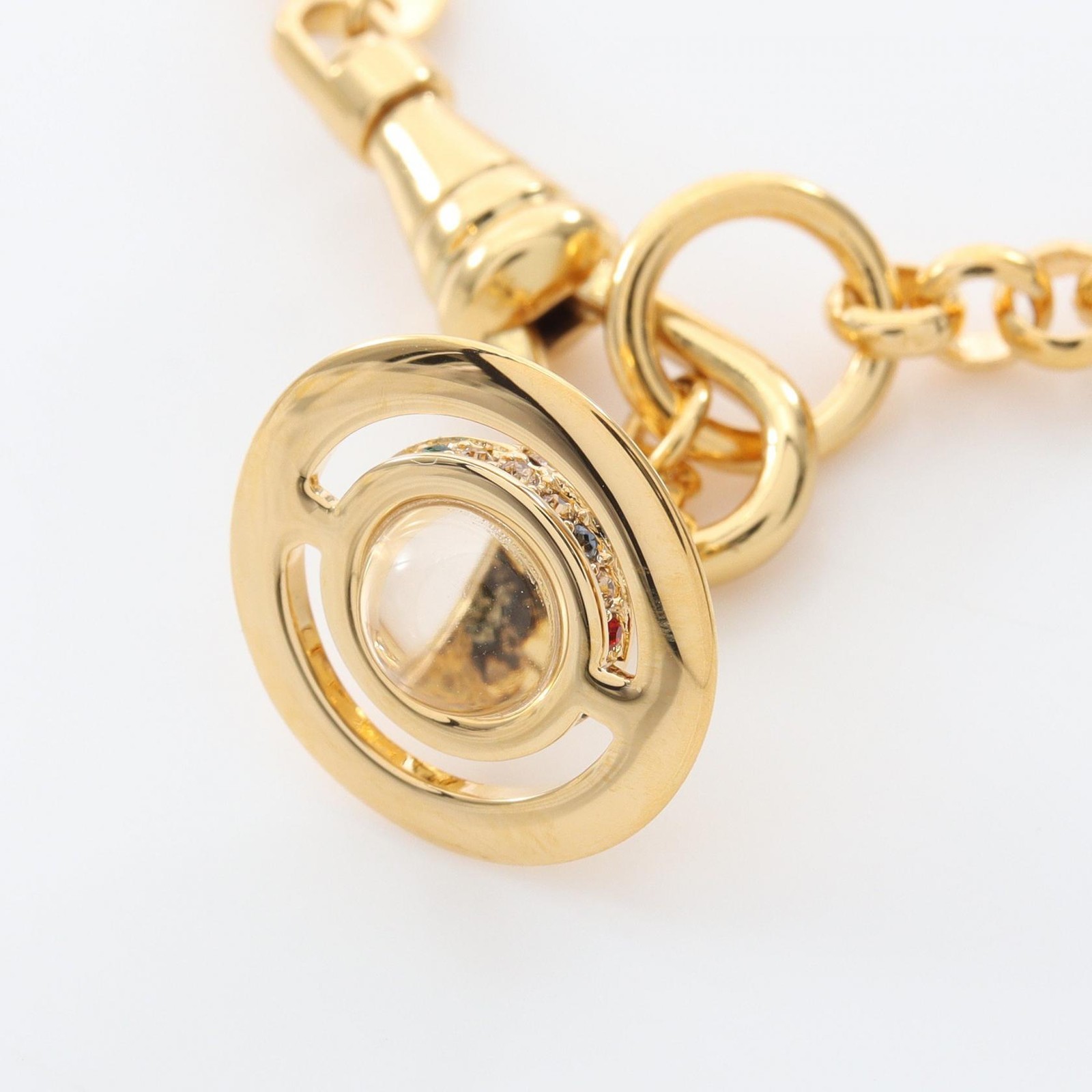 Vivienne Westwood NEW PETITE ORB Bracelet Gold Plated Rhinestone Multicolor NEW