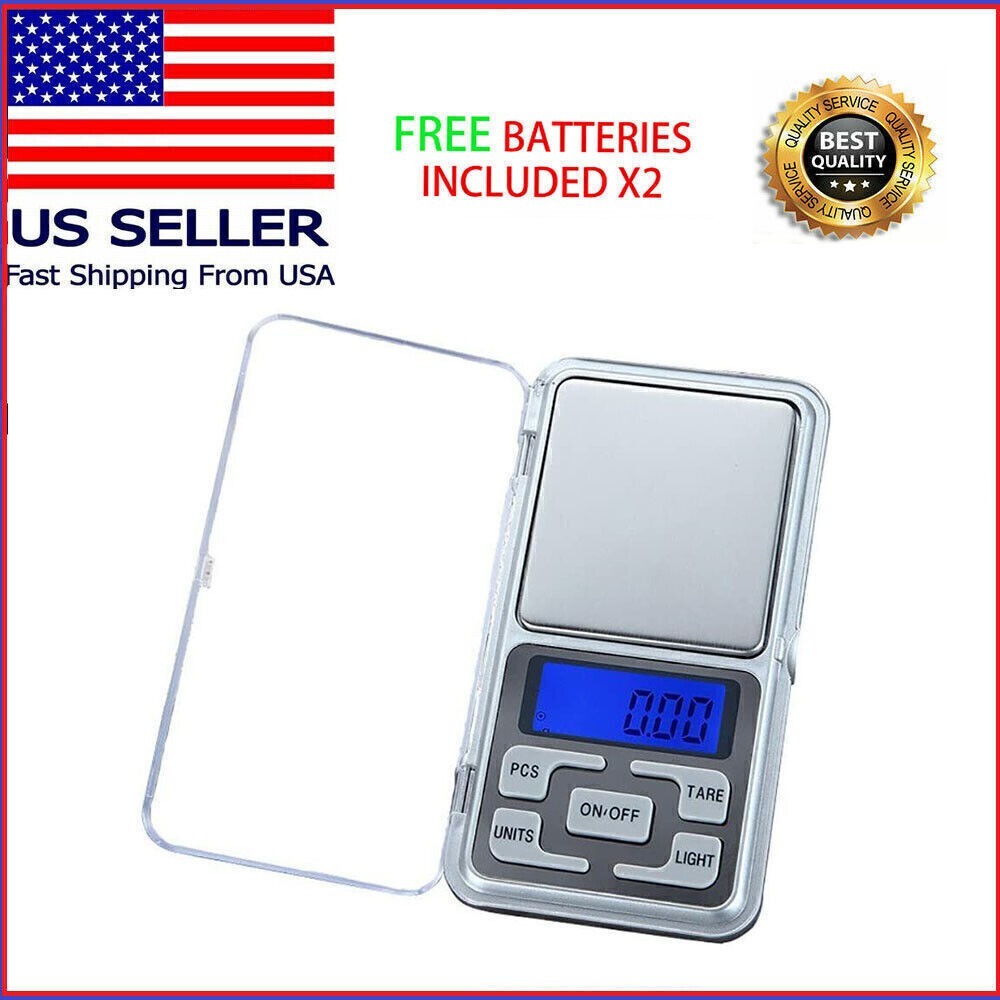 Digital Jewelry Scale with LCD & High Precision 0.01g-200g Pocket Scale
