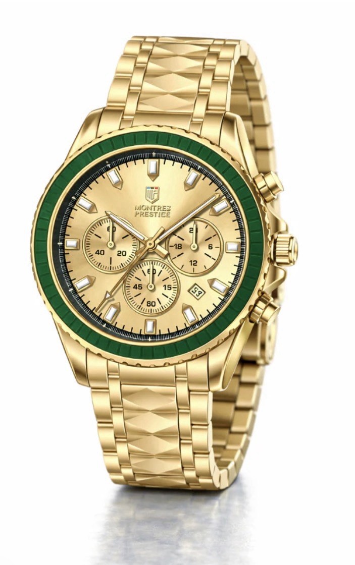 Montres Prestige X InvictaMen’s Watch – 44.5mm. Gold (MPW-0340