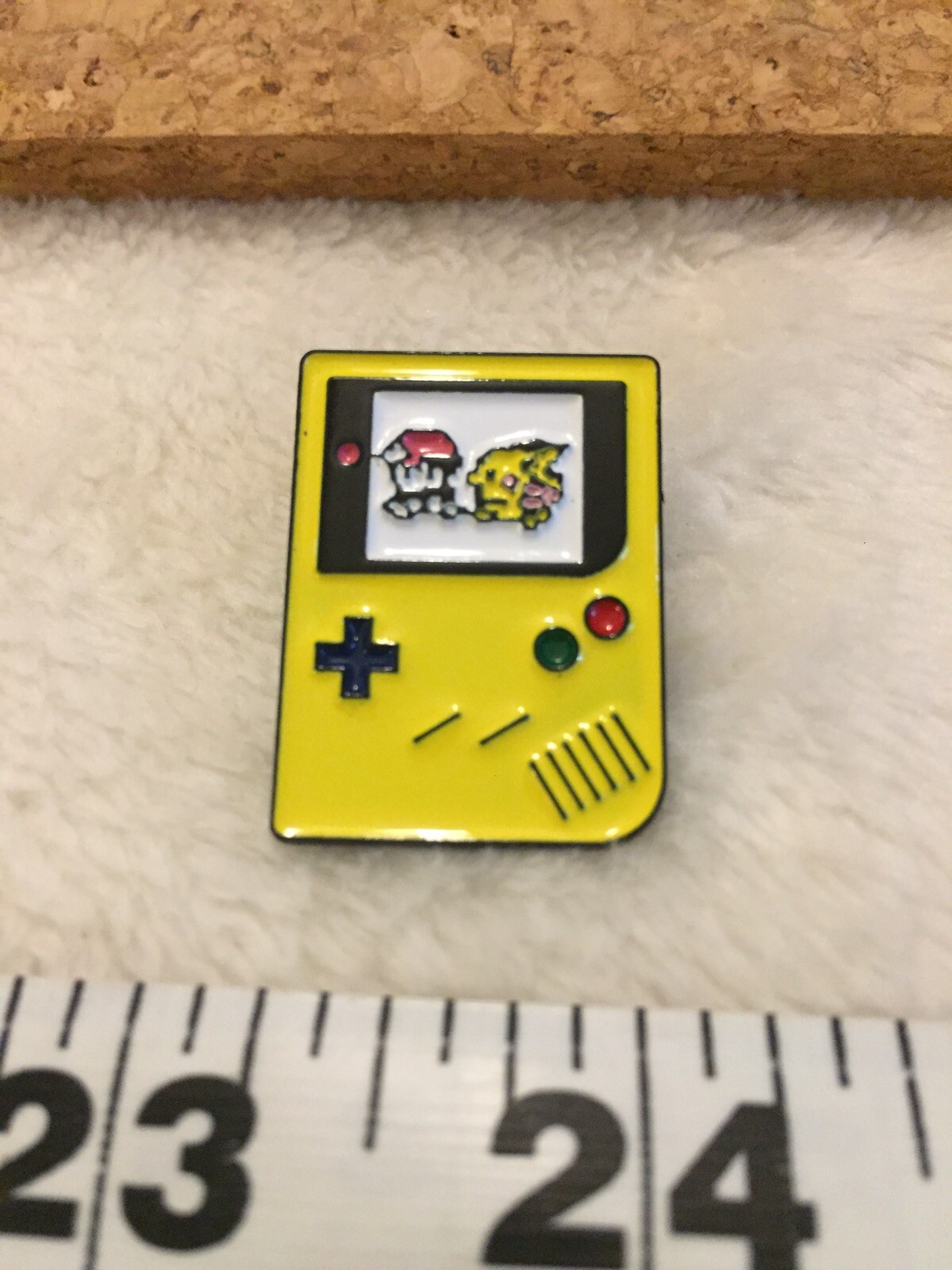 Gameboy Enamel Lapel Pin Classic Video Game Mario Fun Cute New