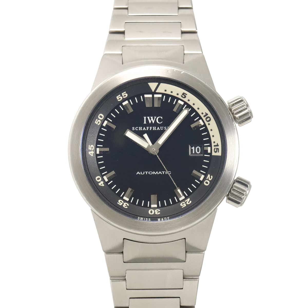 IWC Aqua Timer IW354805 Black Dial Automatic Mens Wrist Watch 90327953