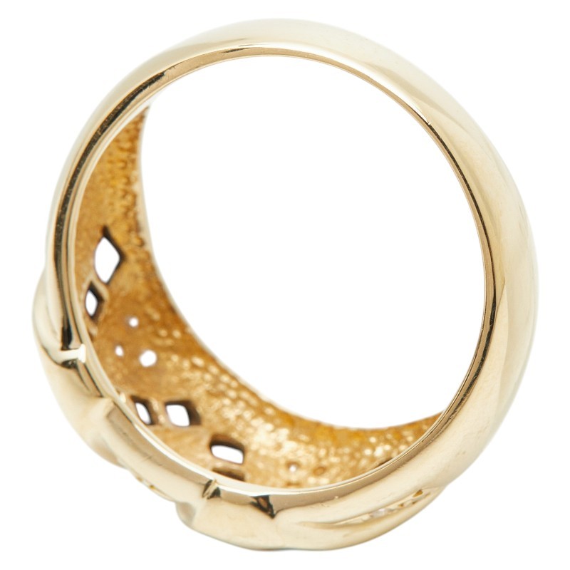 AUTHENTIC Ring ring K18YG yellow gold #13(JP Size) Women