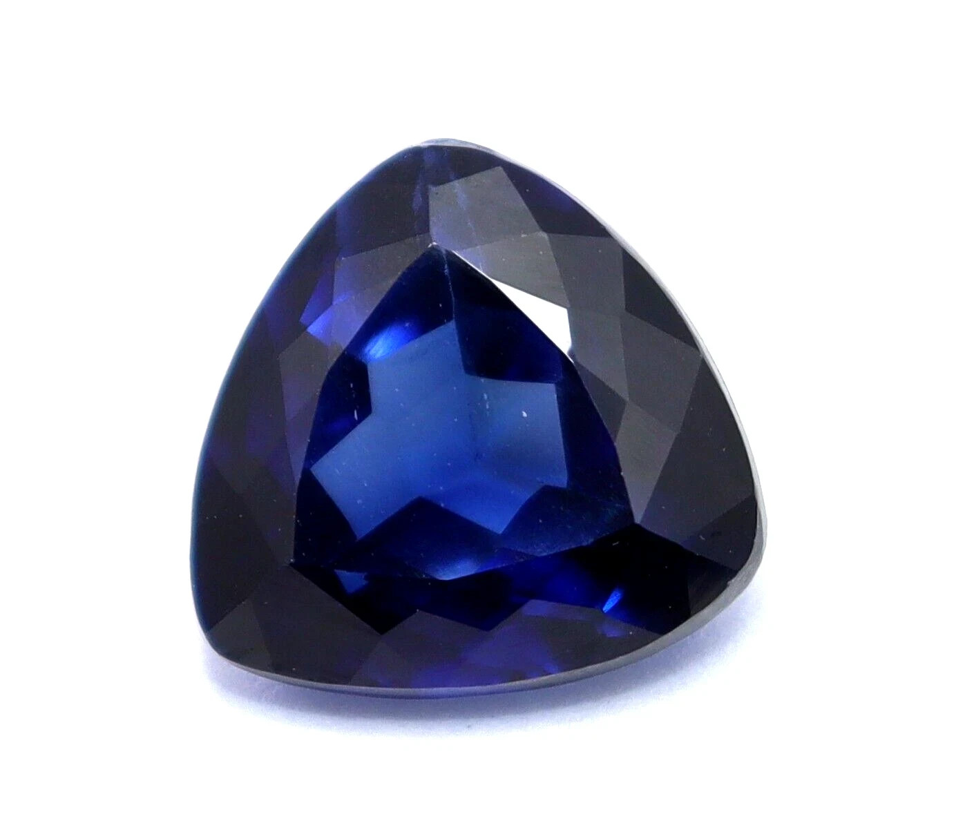 Natural Certified 10.20 Ct Ceylon Trillion Cut Blue Sapphire Loose Gemstone