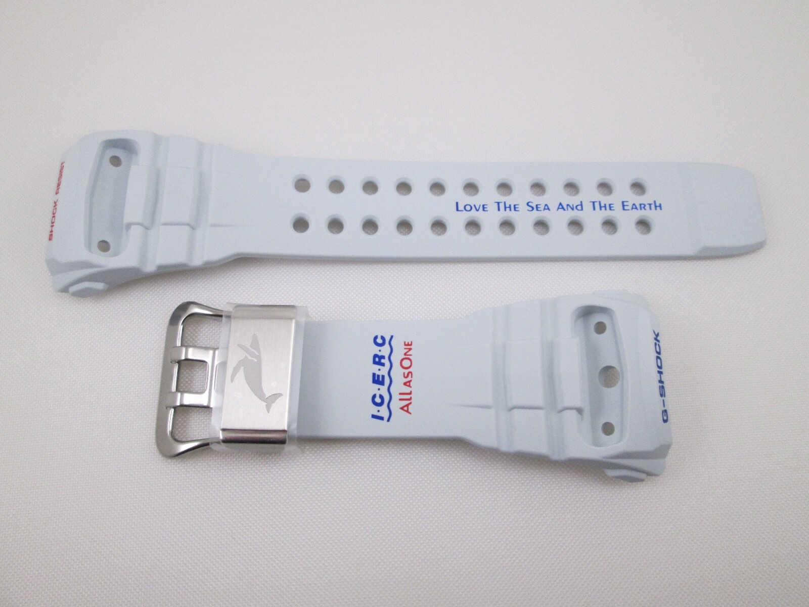 G-Shock Gulfmaster I.C.E.R.C GWN-Q1000 GWNQ1000K white resin watch band & bezel