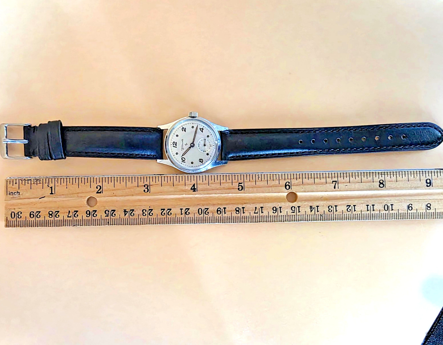 VTG Rare WADSWORTH 3072 Manual Wind Swiss Watch 31mm Serviced Men’s