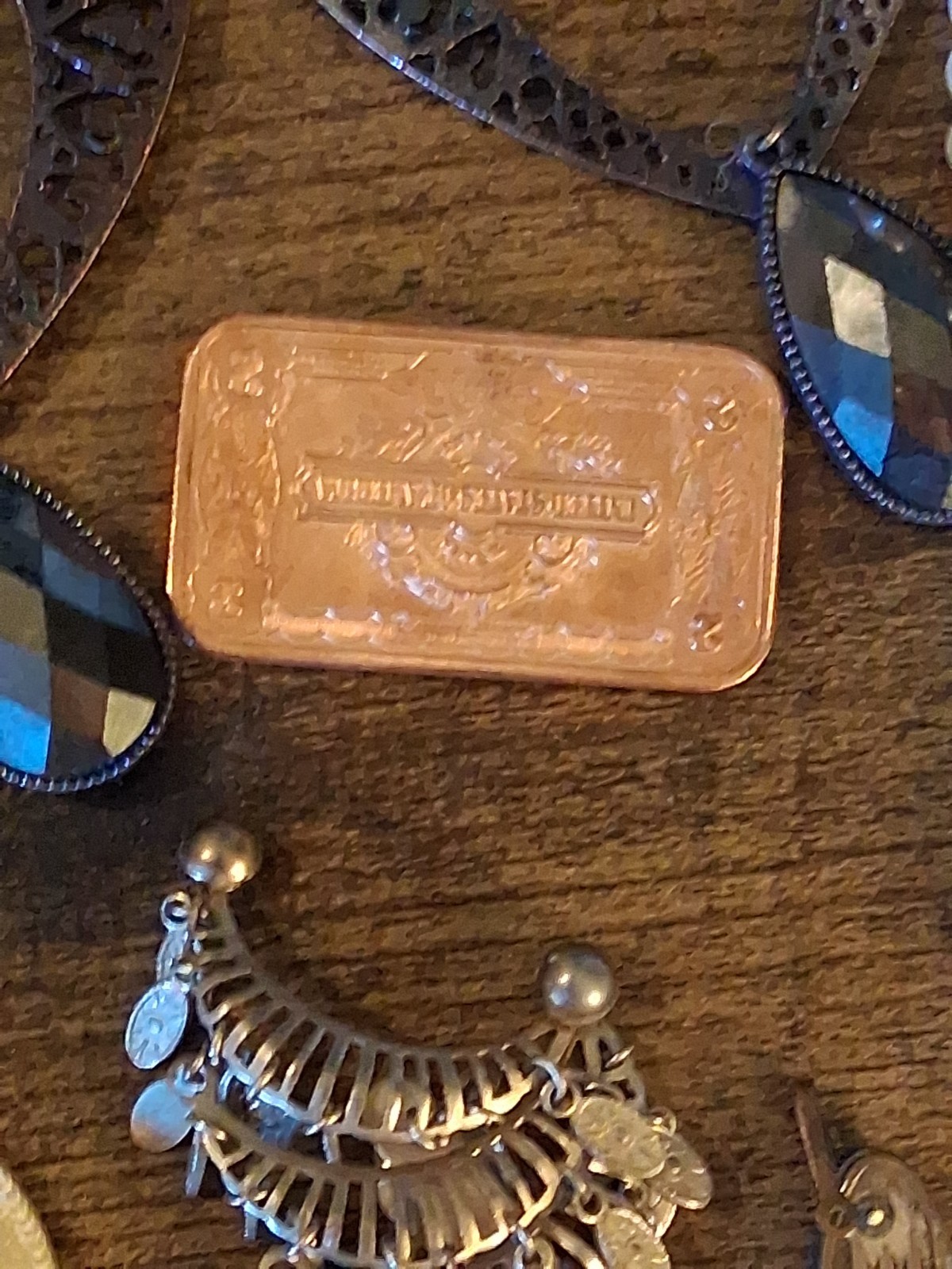 Assortment Costume Jewelry & Other Vintage Items Including 2 Ounces 999 Copper