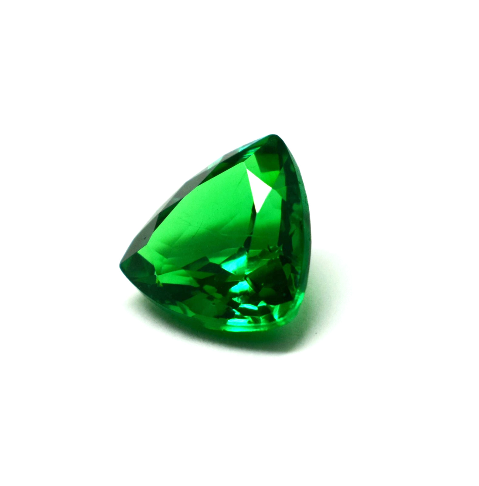 10-12 CT Trillion Cut Kenya’s Certified Natural Tsavorite Green Garnet Gemstone
