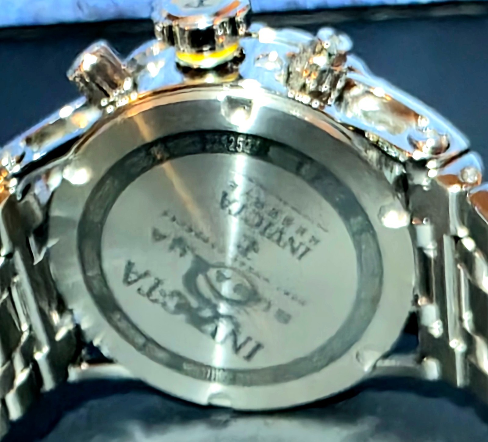 Invicta Swiss Reserve Subaqua Noma Spec. 4.14 CTW Blk Spinel Abalone Steel Watch