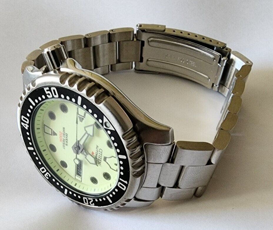 Curved Stainless Steel Watch Band For Citizen NY0040 -50E -17L -09E -09 20mm