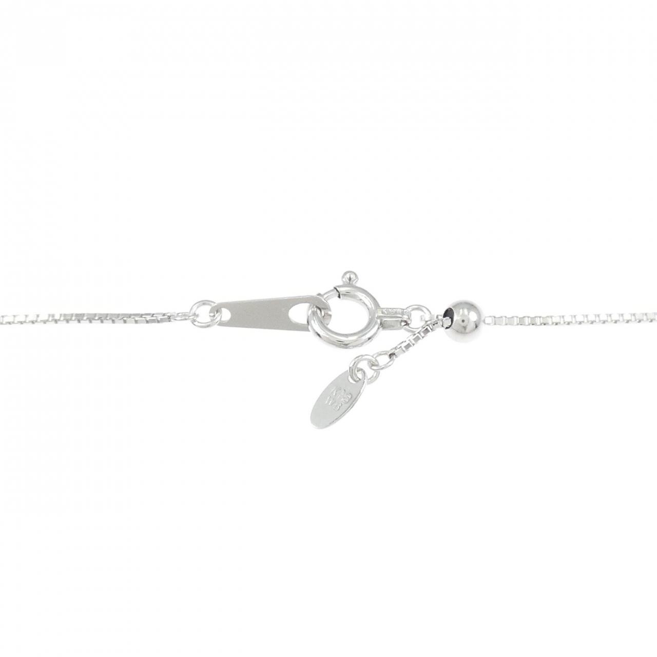 Authentic K18WG Cross Diamond Necklace 1.00CT #270-004-157-7971