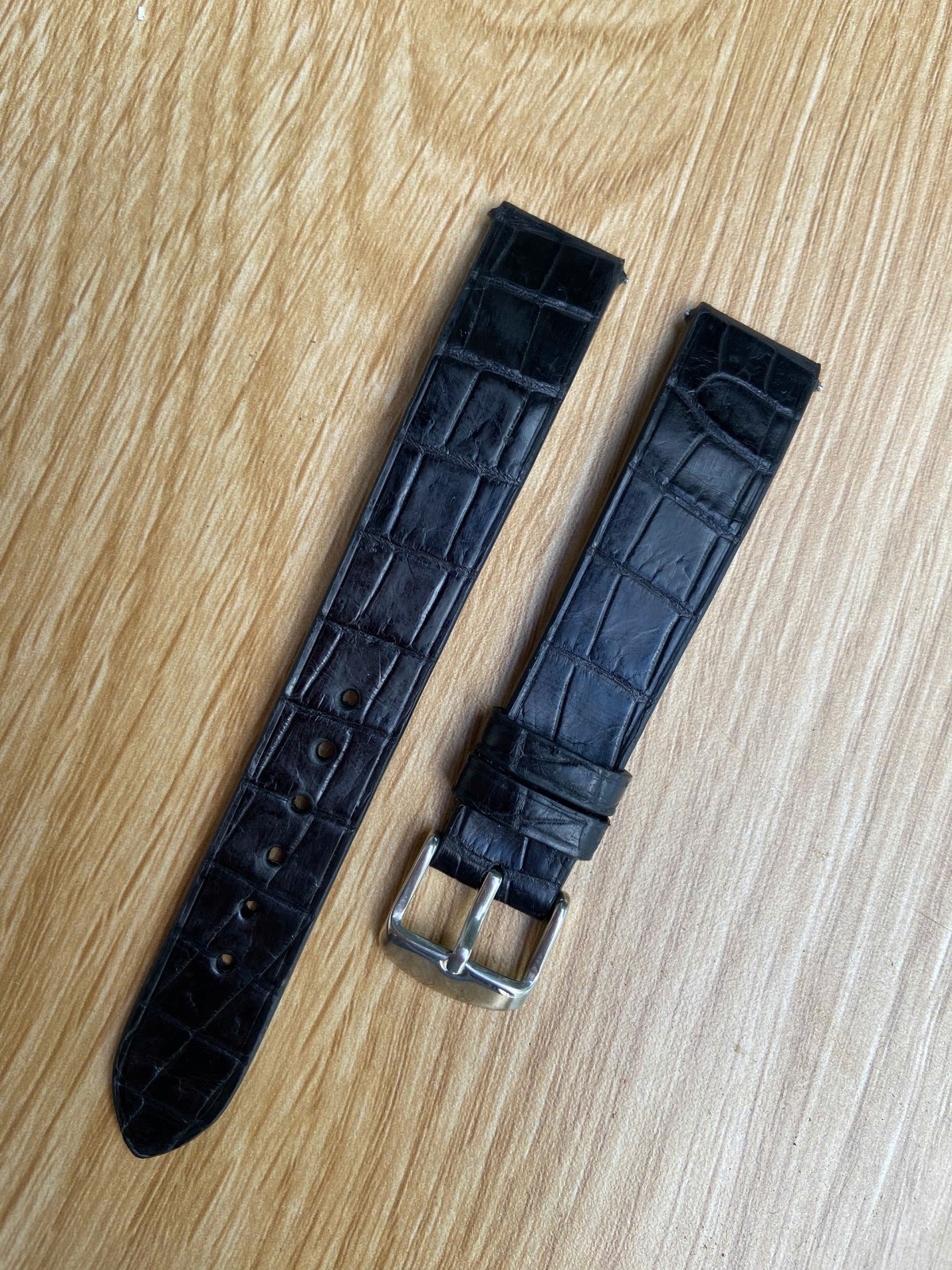 Real Black leather Watch Strap Band 14 16 17 18 19 20mm 21mm 22mm 23mm 24mm 26mm